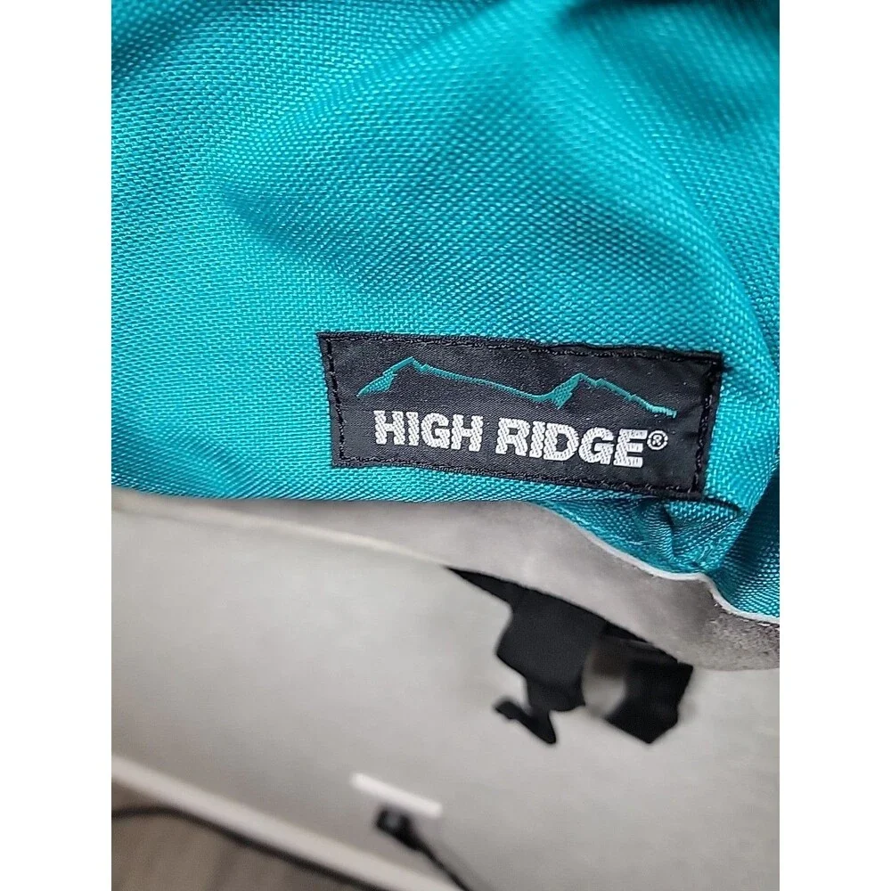 High Ridge Teal Mini Backpack Small Hiking Daypack Bag Turquoise Black Gray